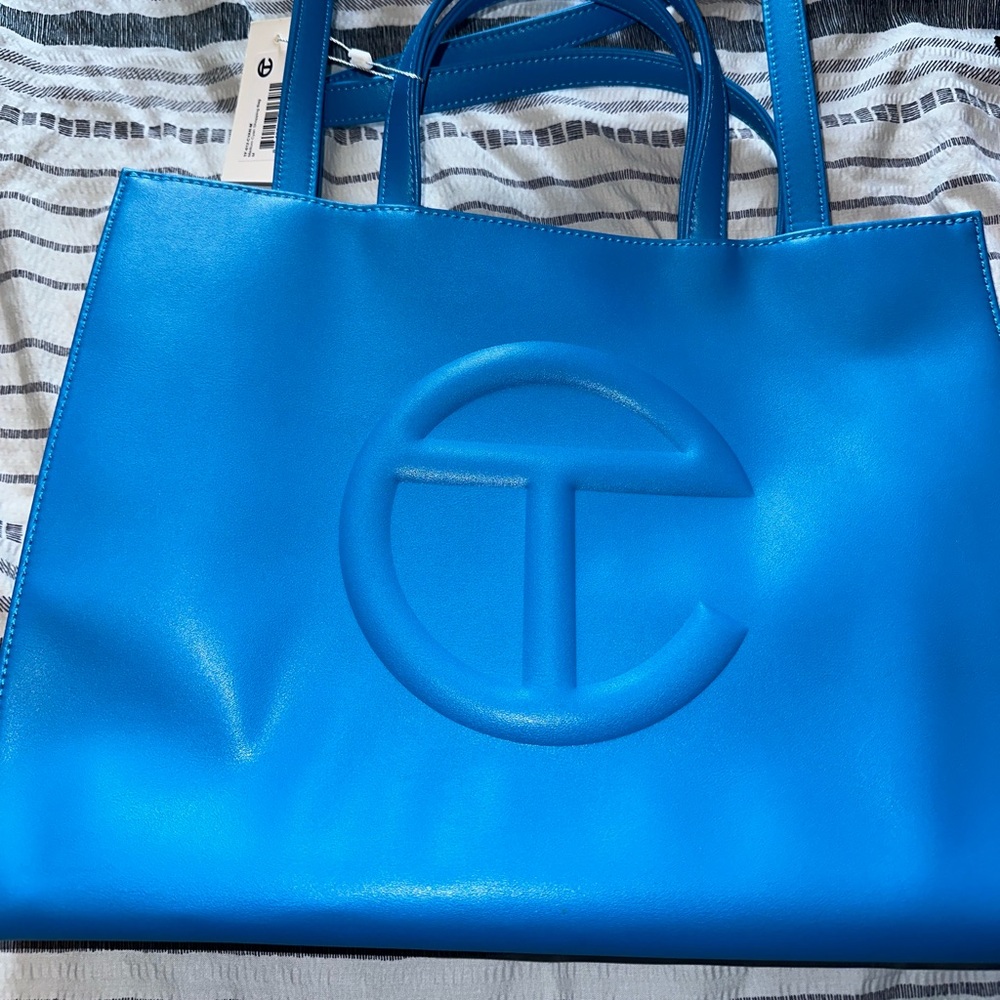 Telfar Medium Cyan Bag